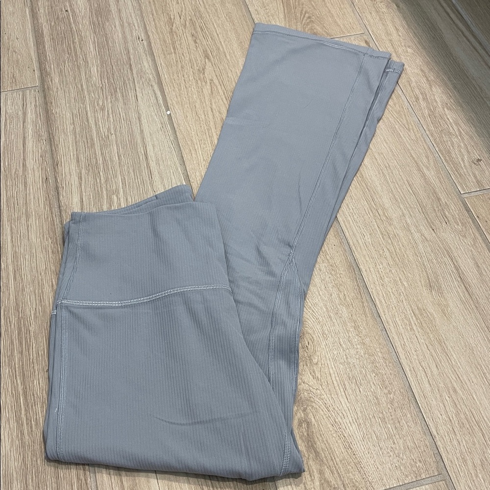 Lululemon Athletica Align Ribbed Mini-Flared Pant in Gray - Picture 5 of 11